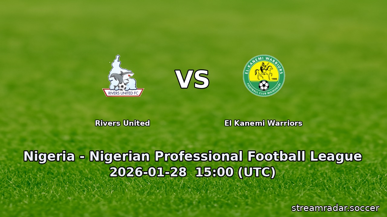 Rivers United vs El Kanemi Warriors