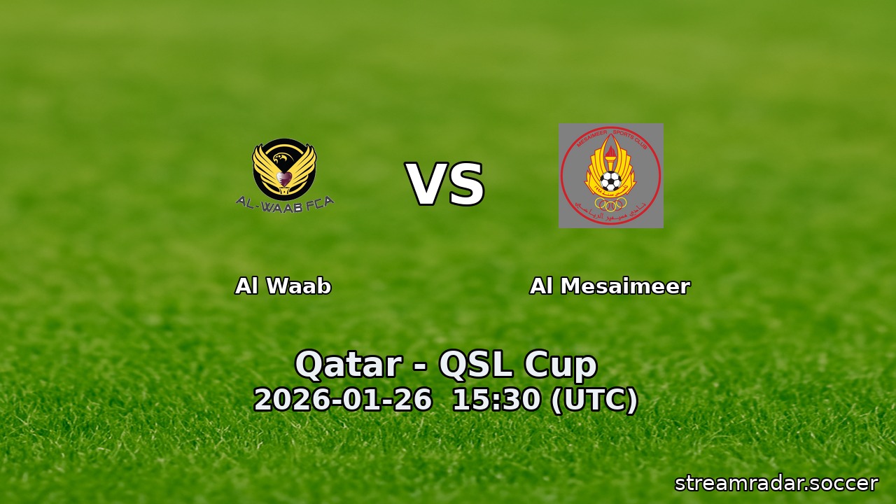 Al Waab vs Al Mesaimeer