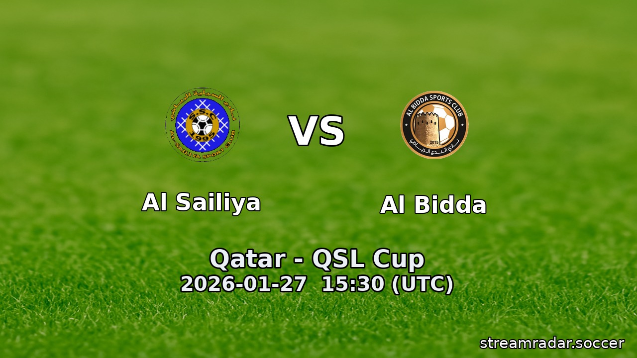 Al Sailiya vs Al Bidda