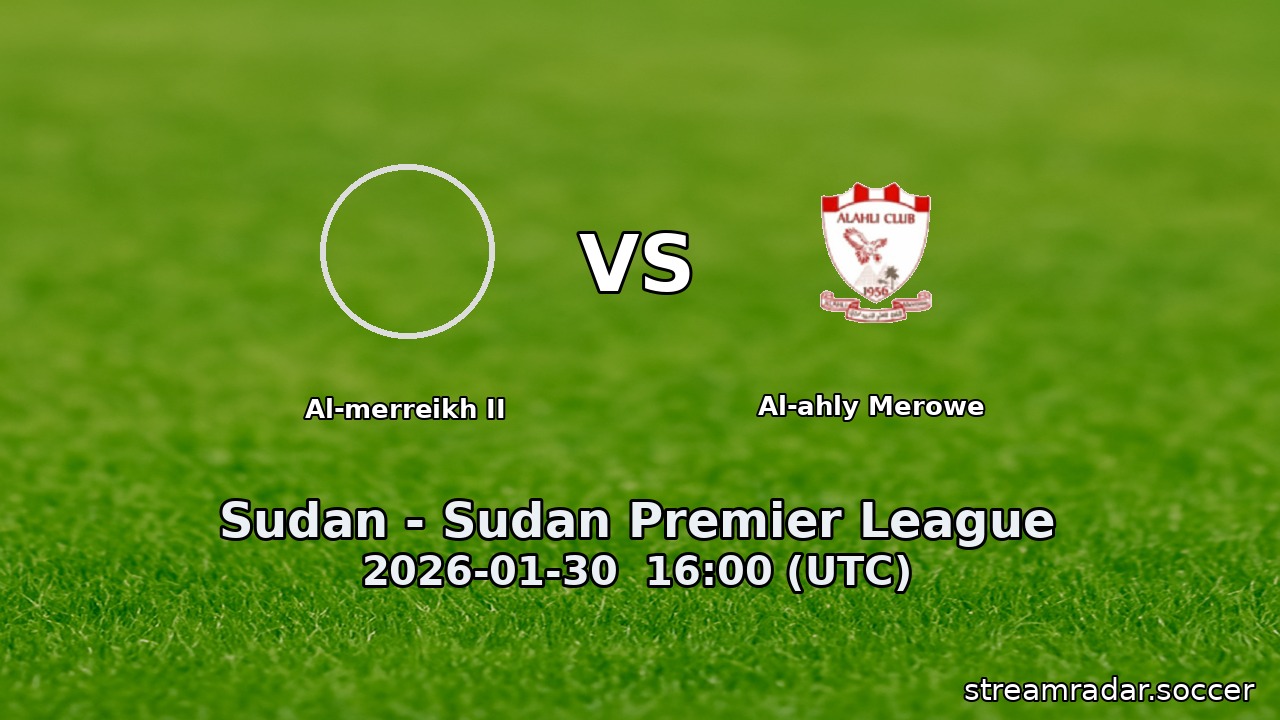 Al-merreikh II vs Al-ahly Merowe
