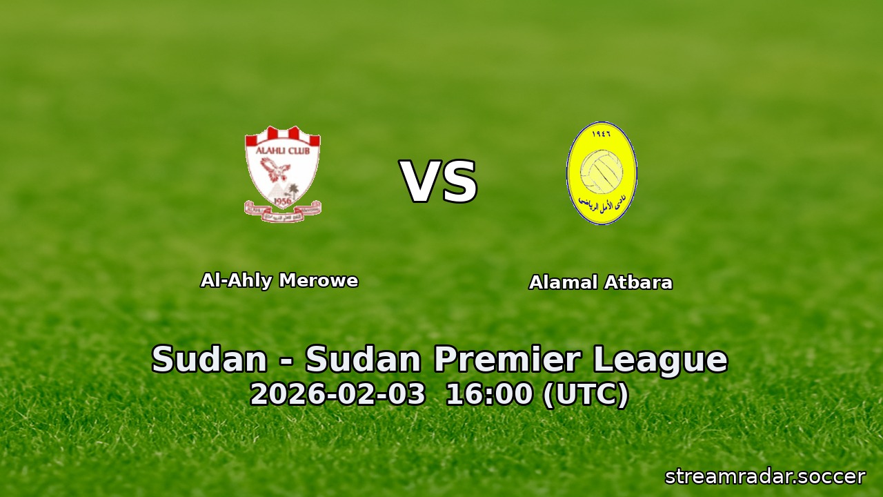 Al-Ahly Merowe vs Alamal Atbara