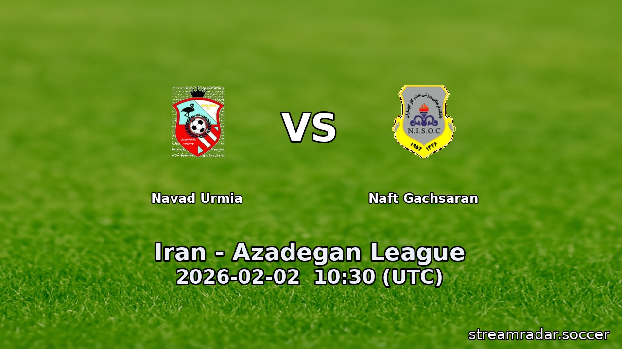 Navad Urmia vs Naft Gachsaran