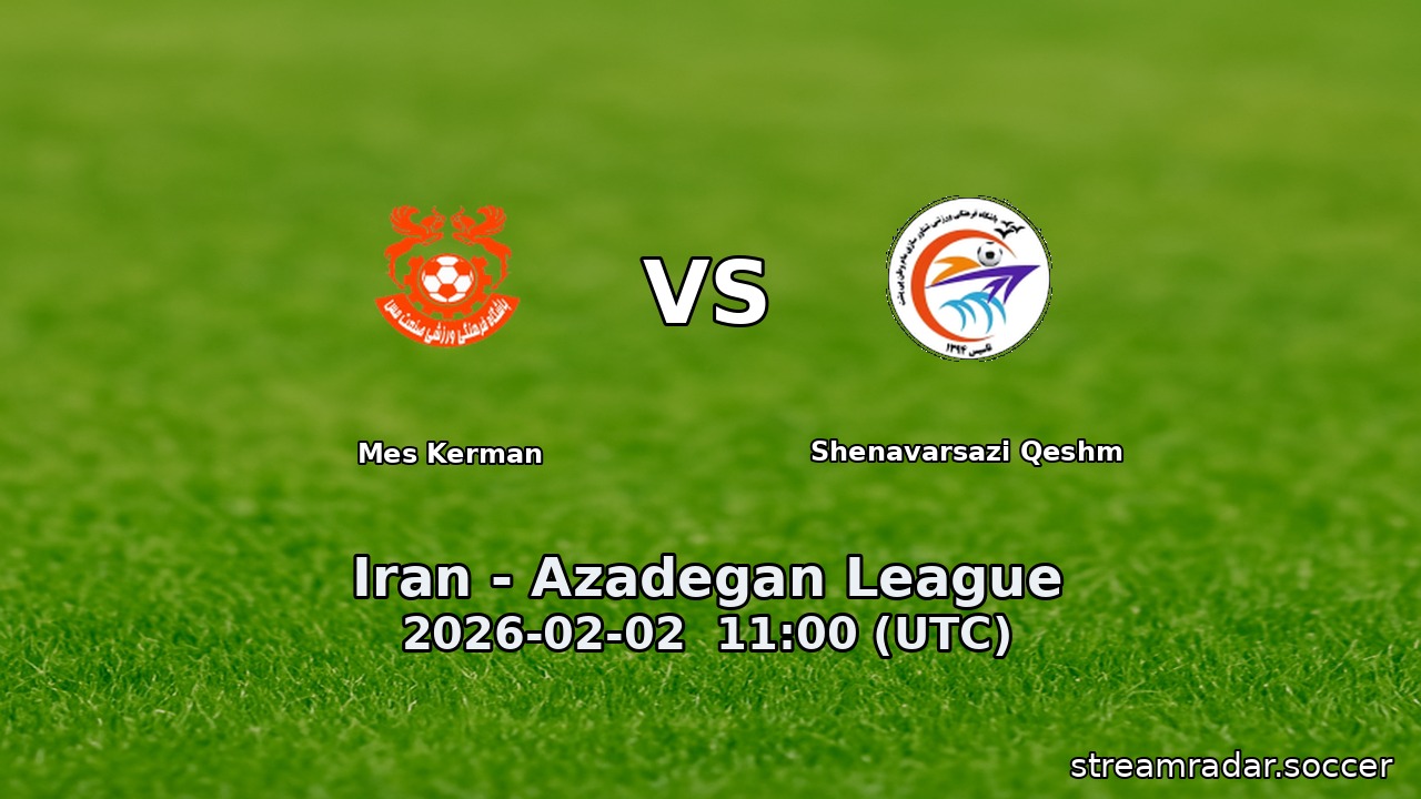 Mes Kerman vs Shenavarsazi Qeshm