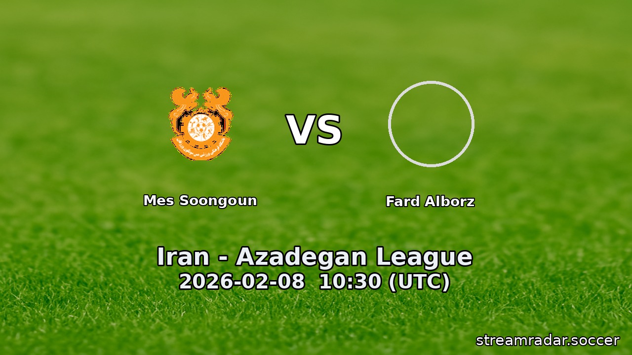 Mes Soongoun vs Fard Alborz