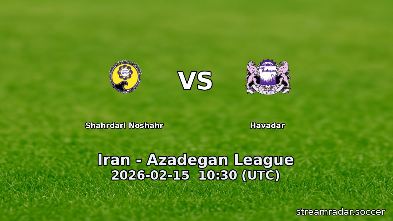 Shahrdari Noshahr vs Havadar