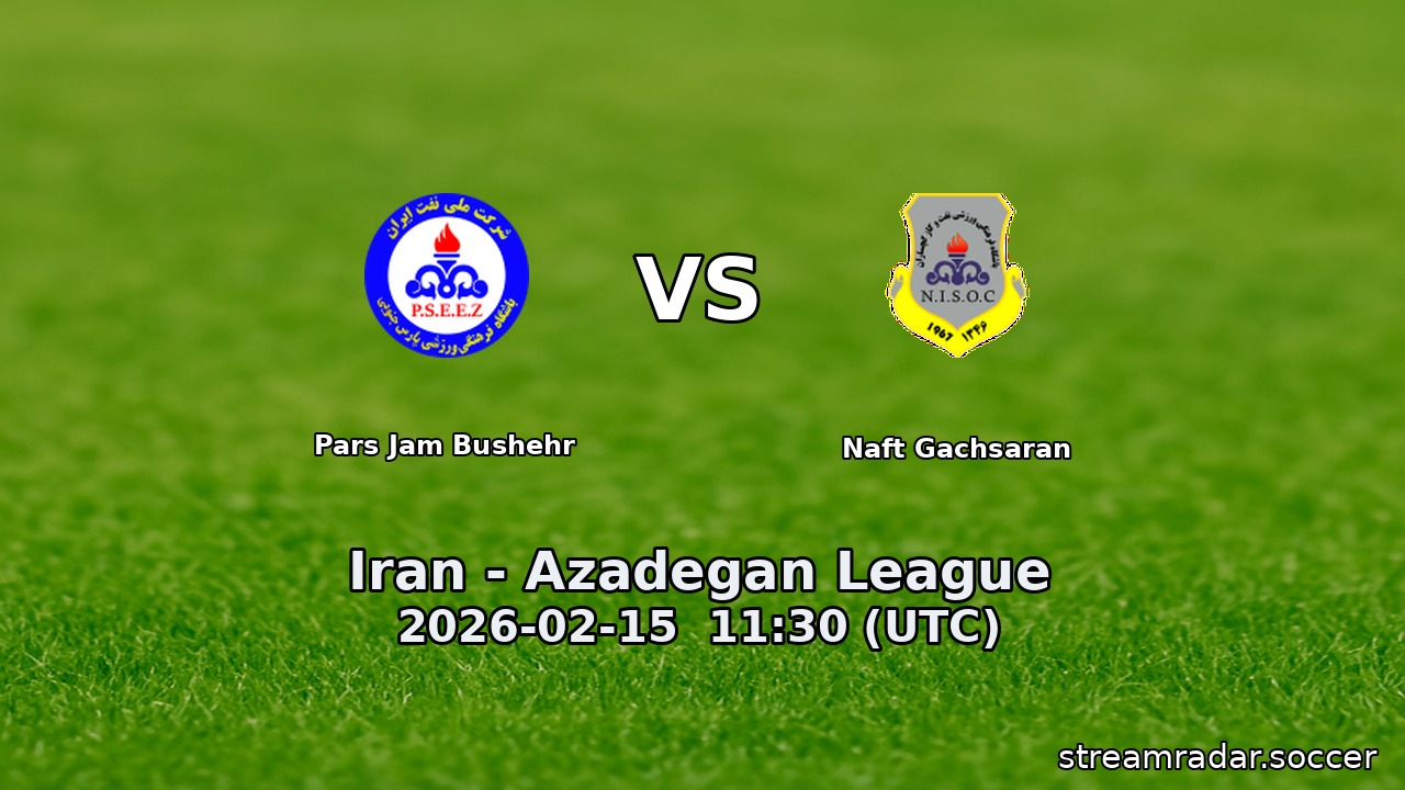 Pars Jam Bushehr vs Naft Gachsaran