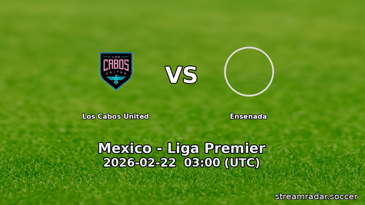 Los Cabos United vs Ensenada