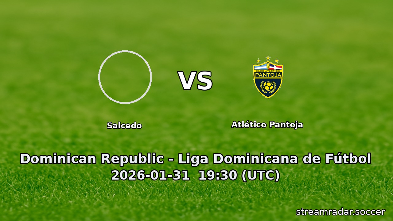 Salcedo vs Atlético Pantoja