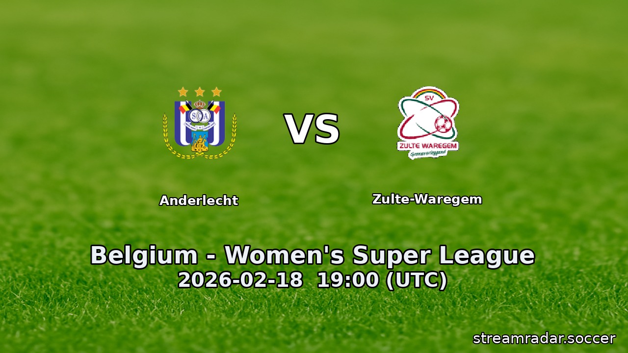 Anderlecht vs Zulte-Waregem