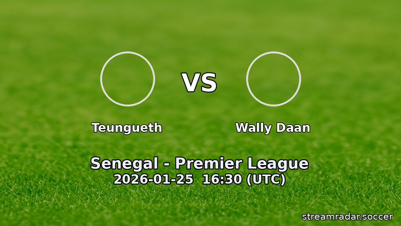 Teungueth vs Wally Daan