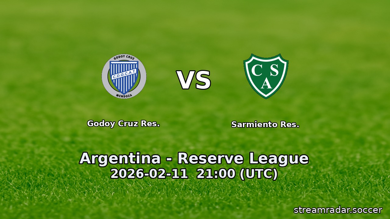 Godoy Cruz Res. vs Sarmiento Res.