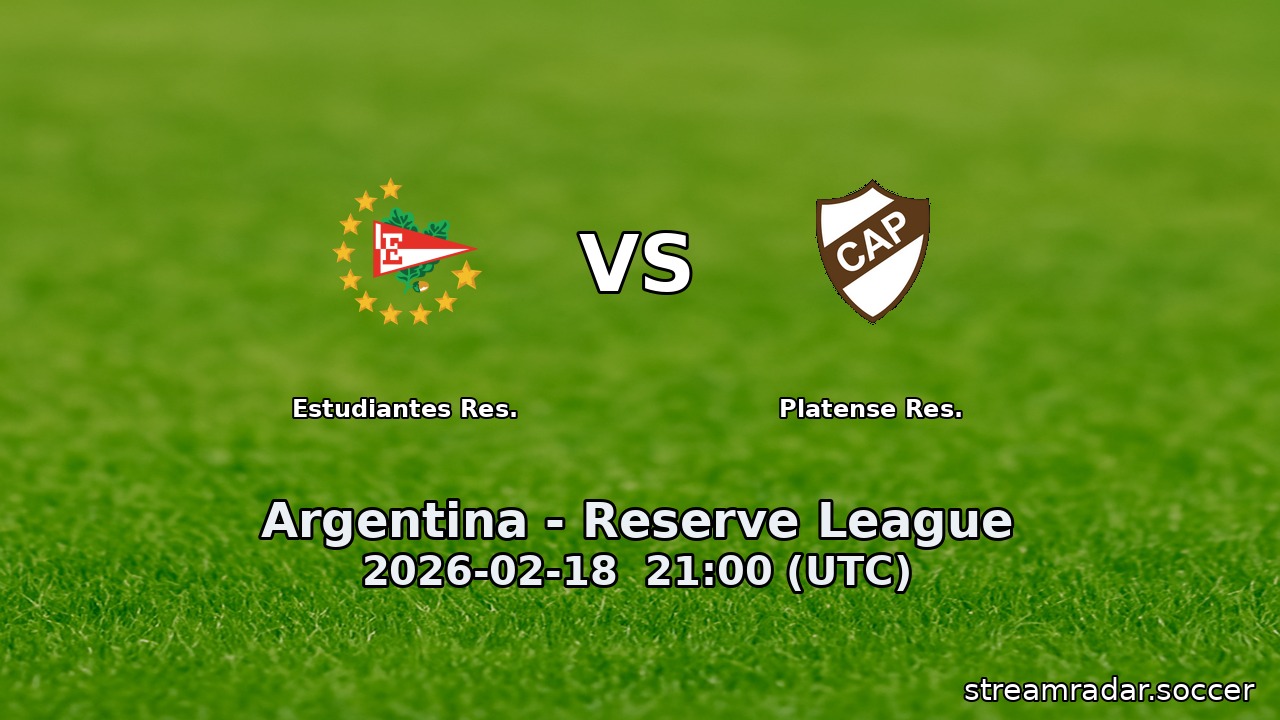 Estudiantes Res. vs Platense Res.