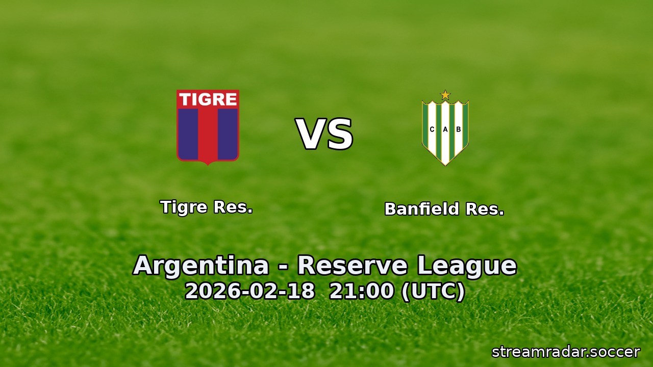 Tigre Res. vs Banfield Res.