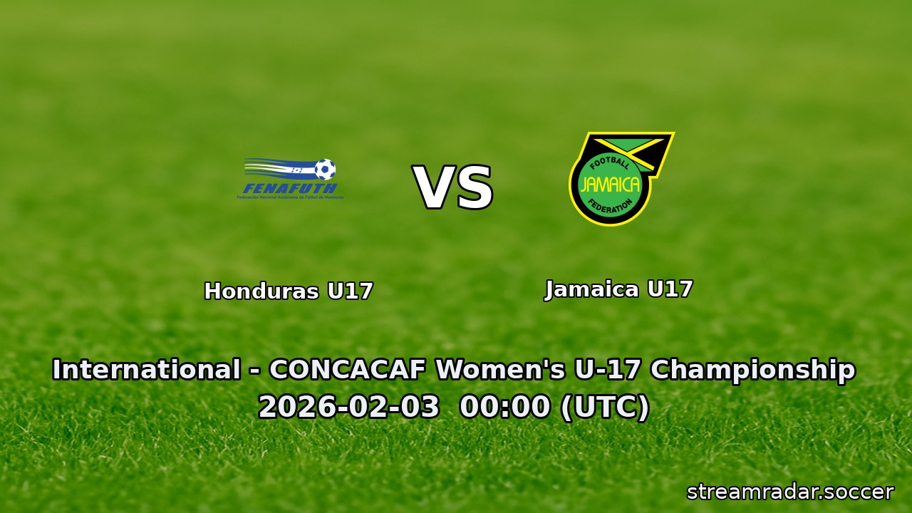 Honduras U17 vs Jamaica U17