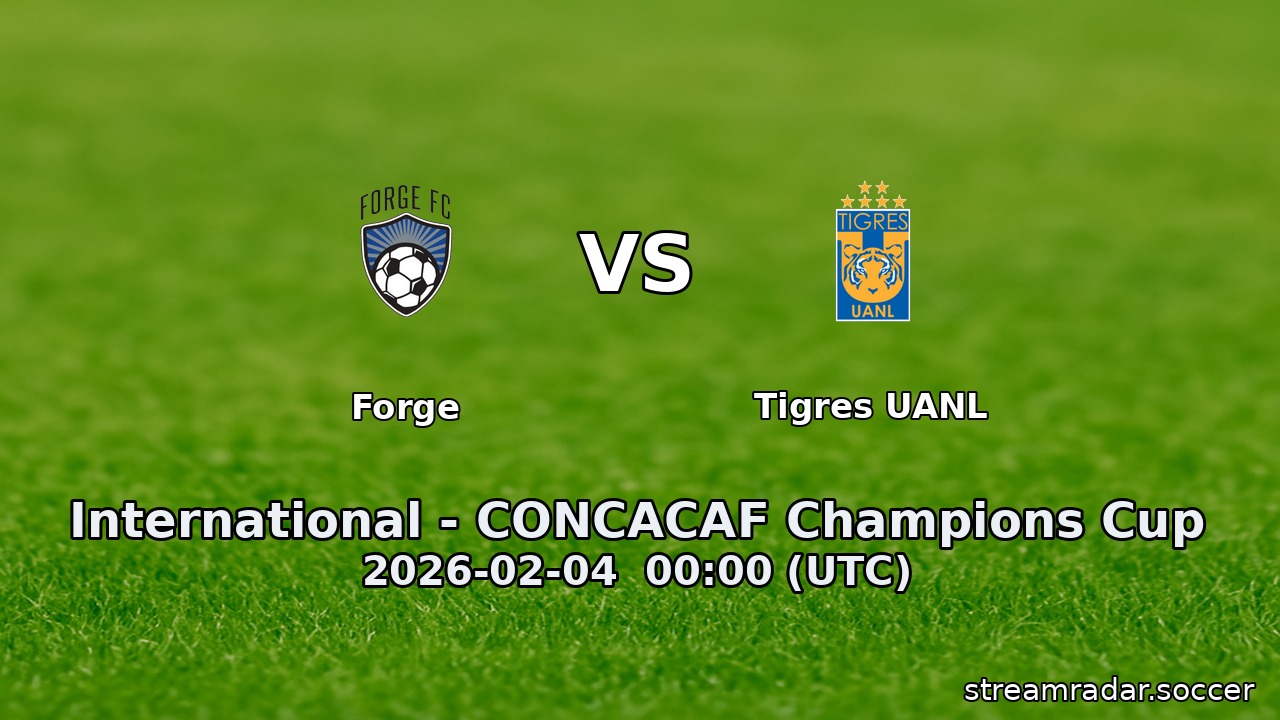 Forge vs Tigres UANL