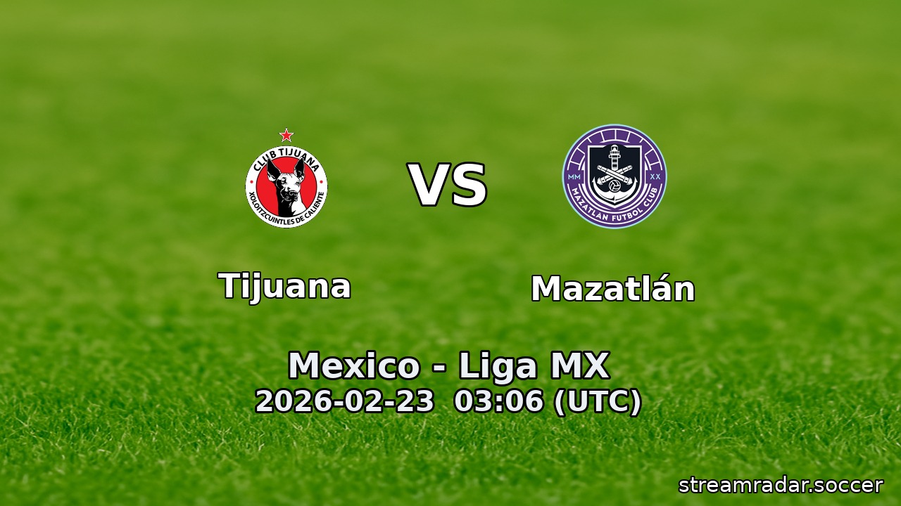 Tijuana vs Mazatlán