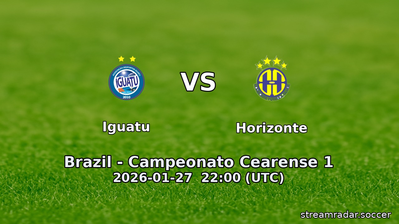 Iguatu vs Horizonte
