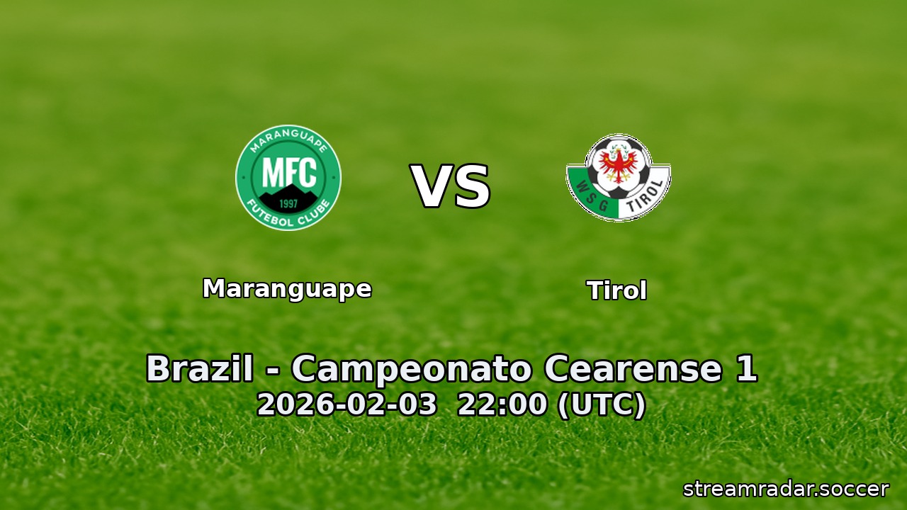 Maranguape vs Tirol