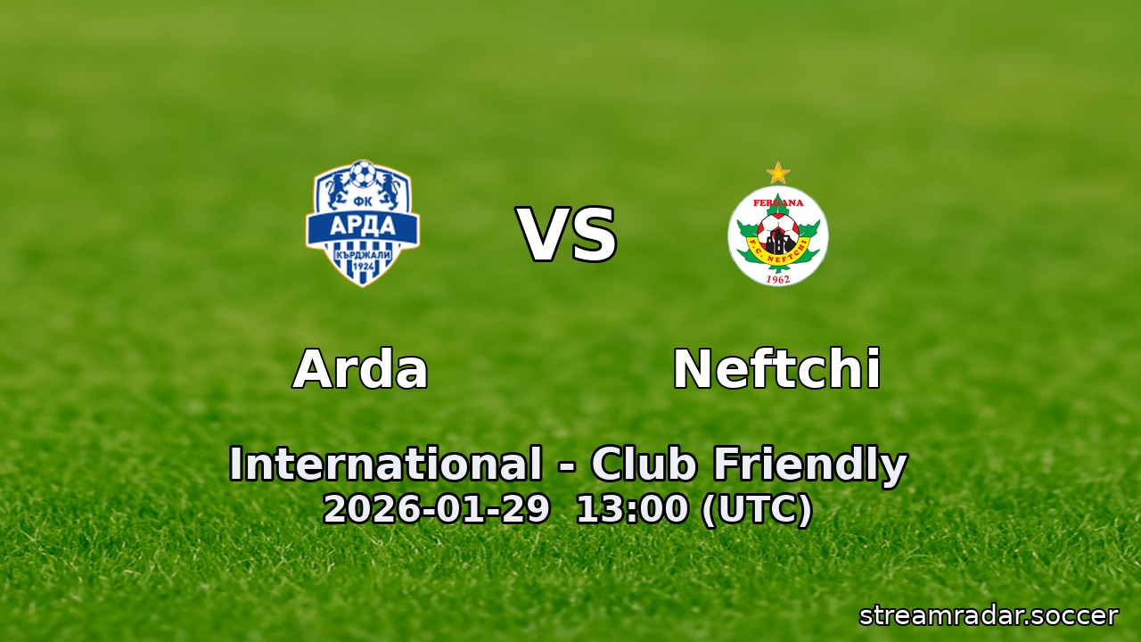 Arda vs Neftchi