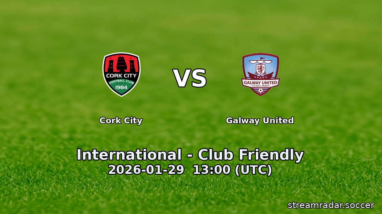 Cork City vs Galway United