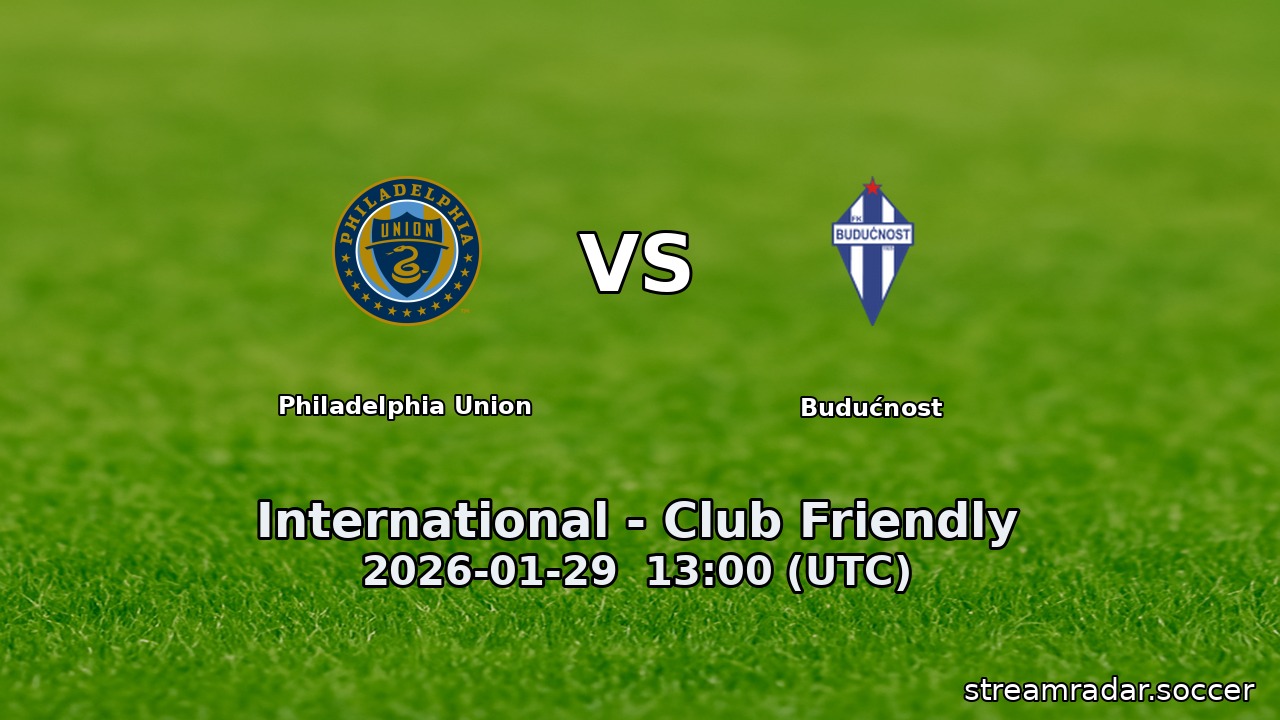 Philadelphia Union vs Budućnost