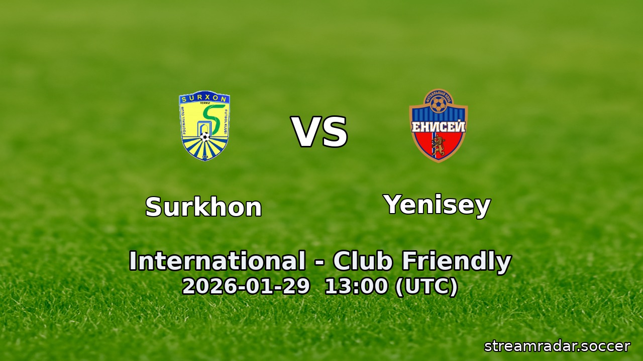 Surkhon vs Yenisey