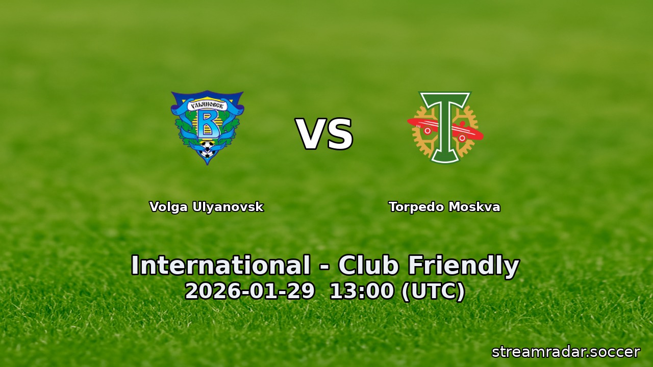 Volga Ulyanovsk vs Torpedo Moskva