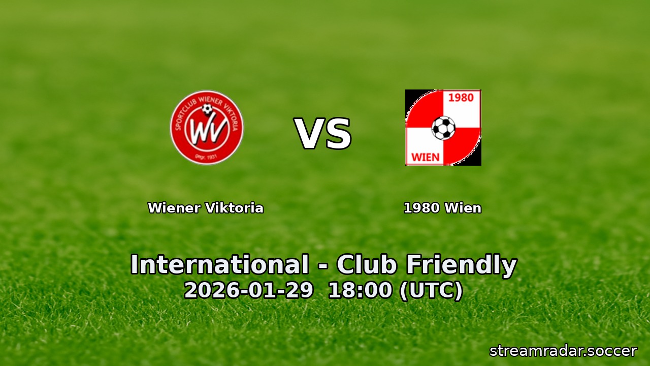 Wiener Viktoria vs 1980 Wien