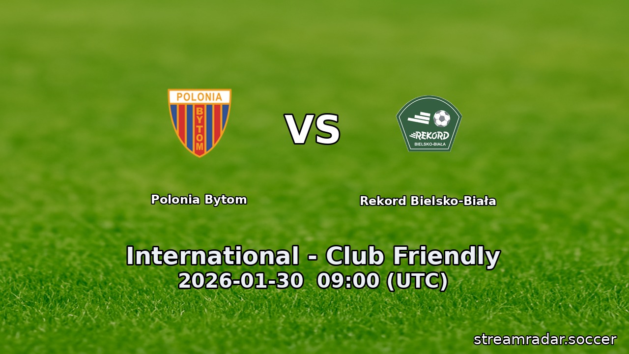 Polonia Bytom vs Rekord Bielsko-Biała