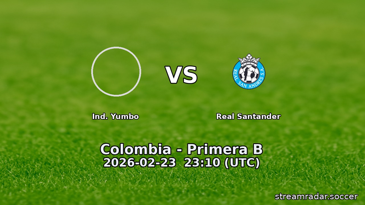 Ind. Yumbo vs Real Santander
