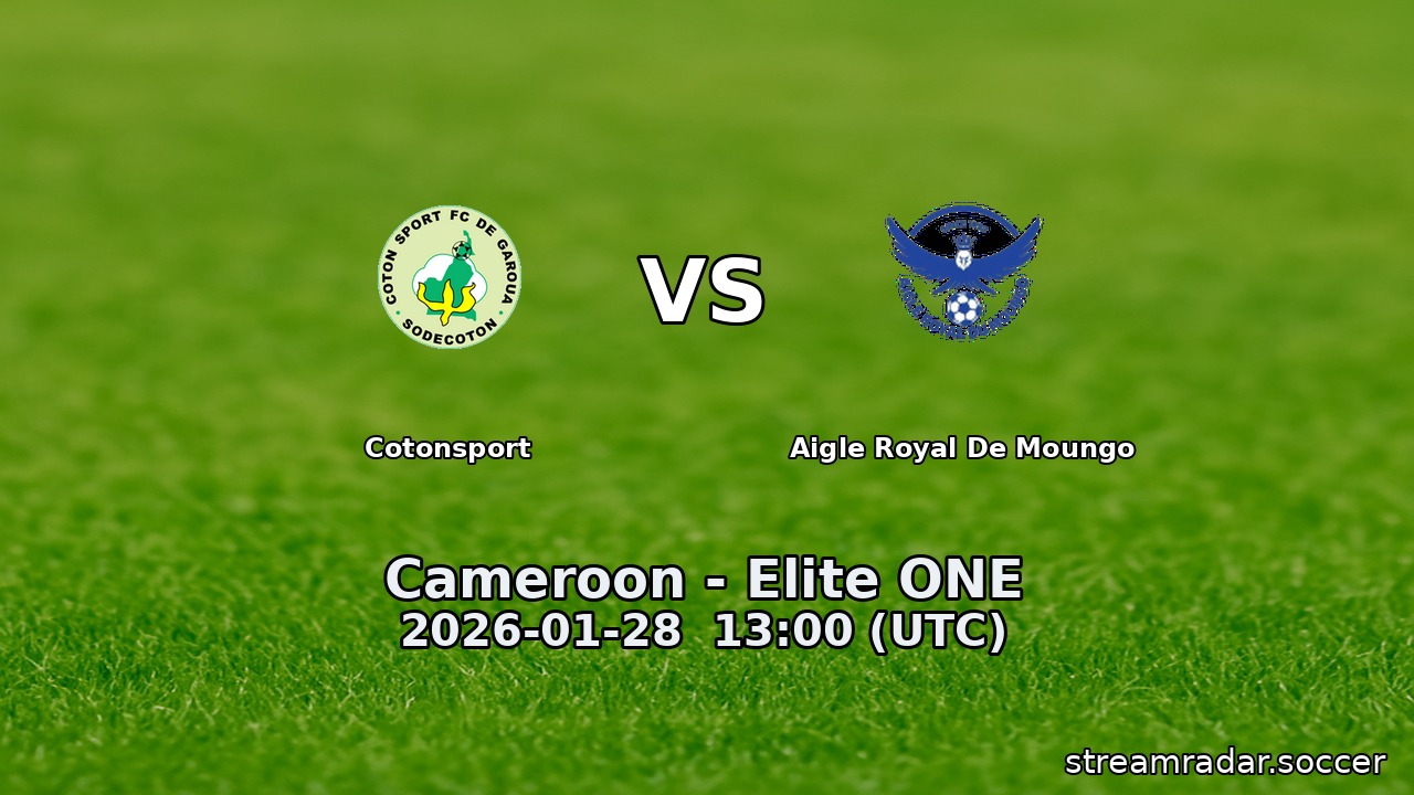 Cotonsport vs Aigle Royal De Moungo