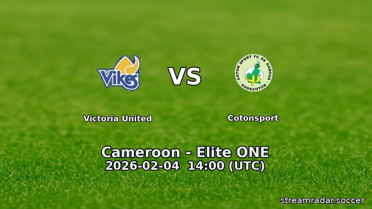 Victoria United vs Cotonsport