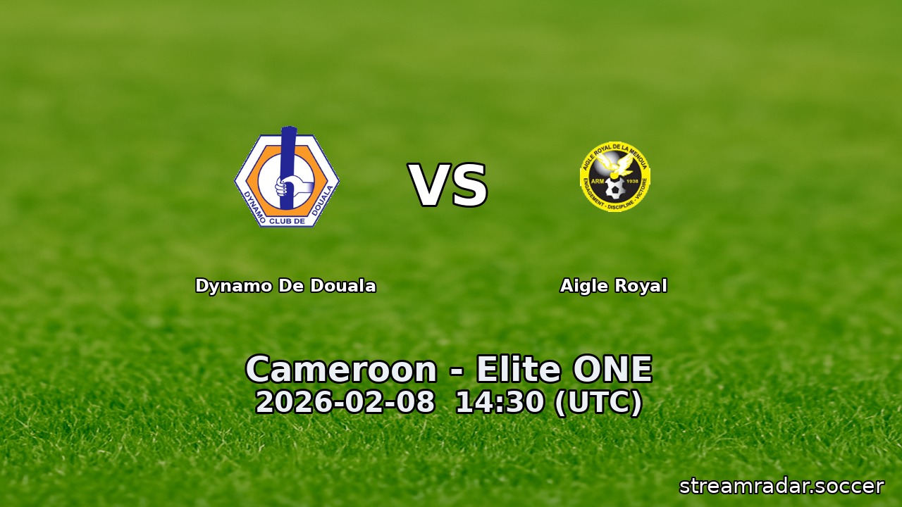 Dynamo De Douala vs Aigle Royal