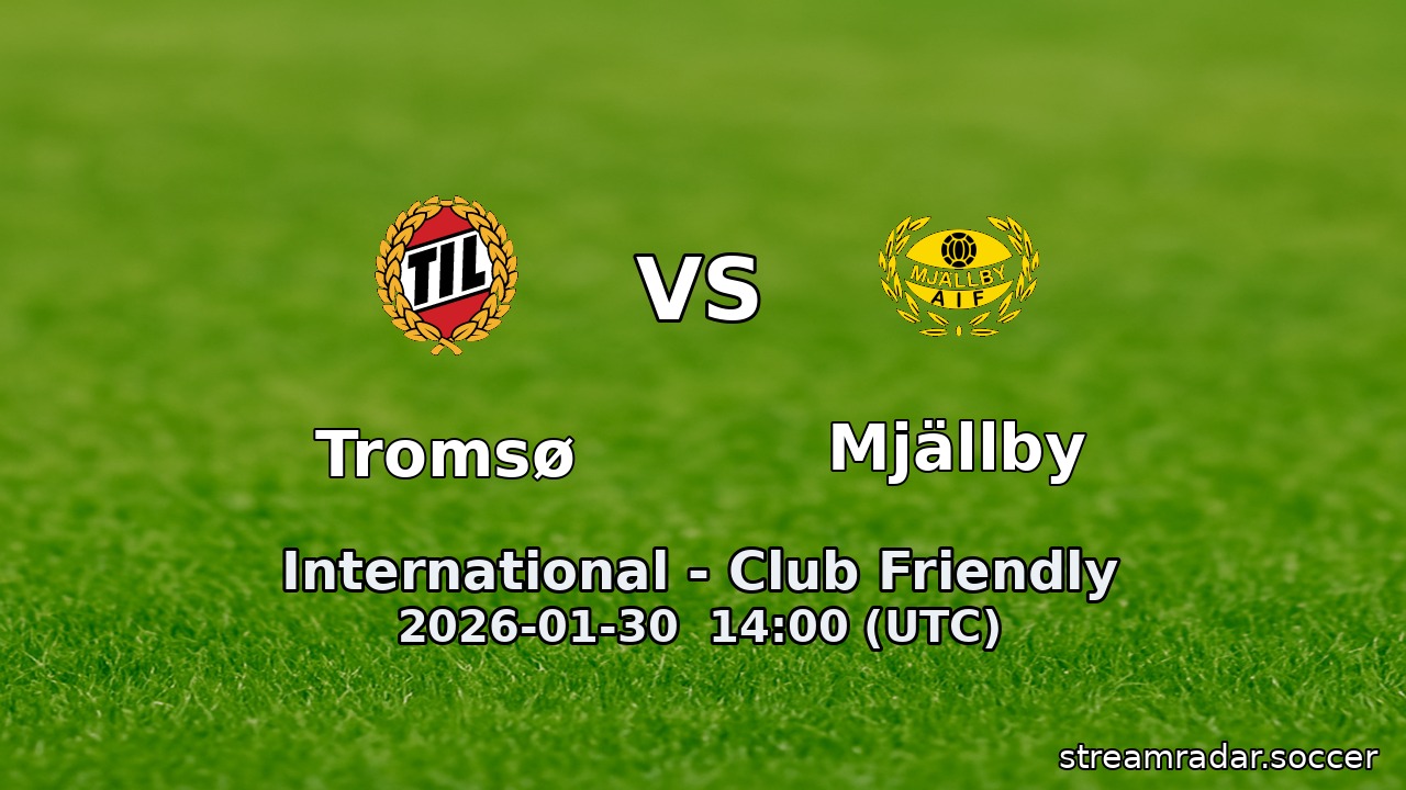 Tromsø vs Mjällby