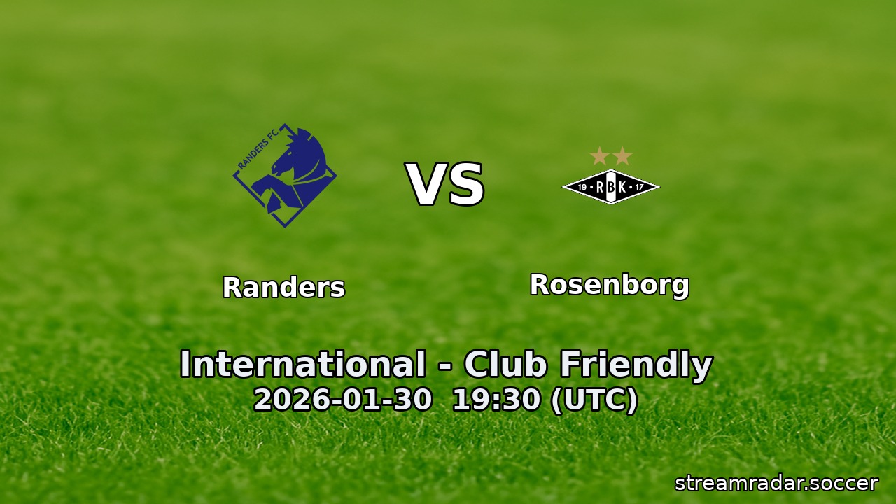 Randers vs Rosenborg