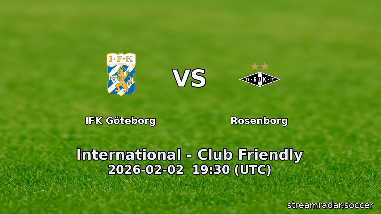 IFK Göteborg vs Rosenborg