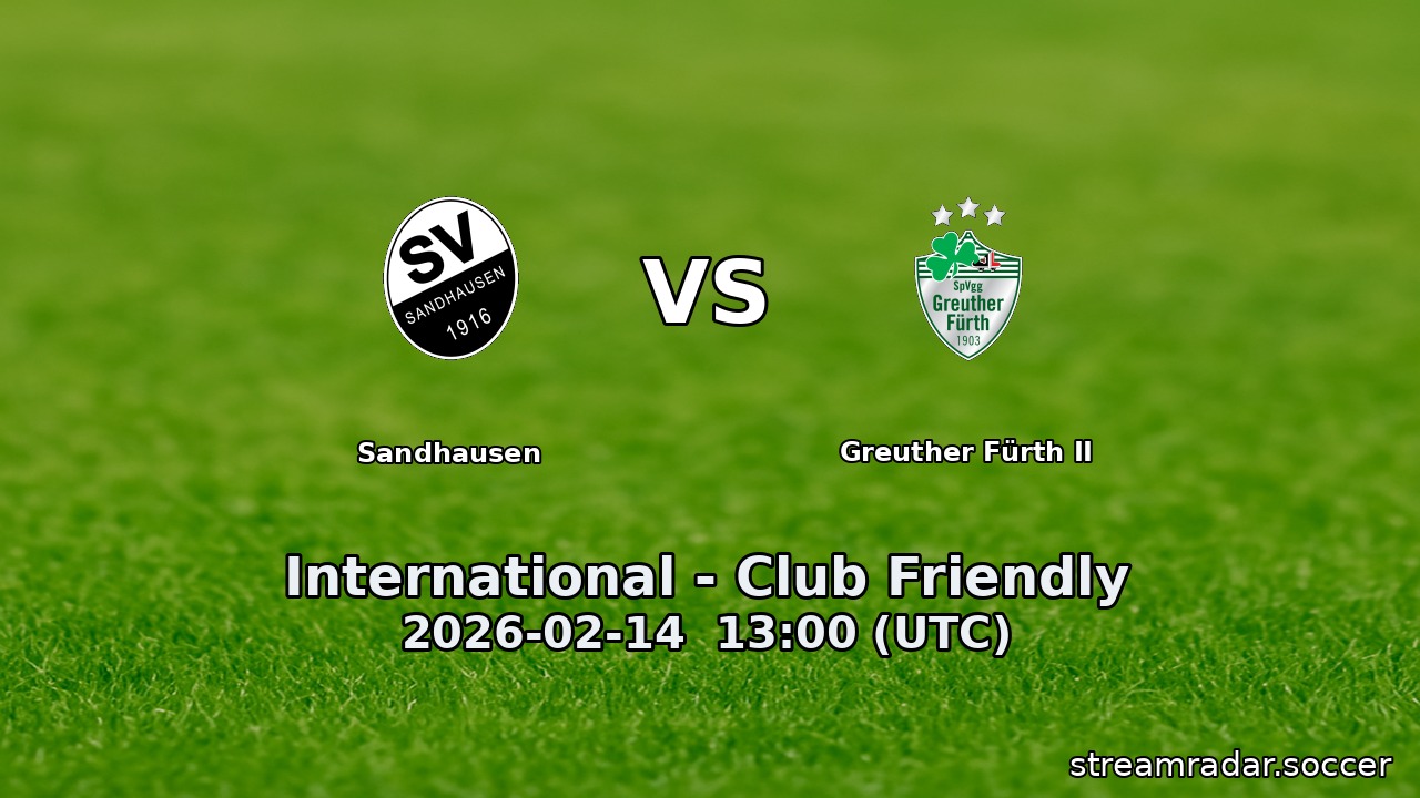 Sandhausen vs Greuther Fürth II
