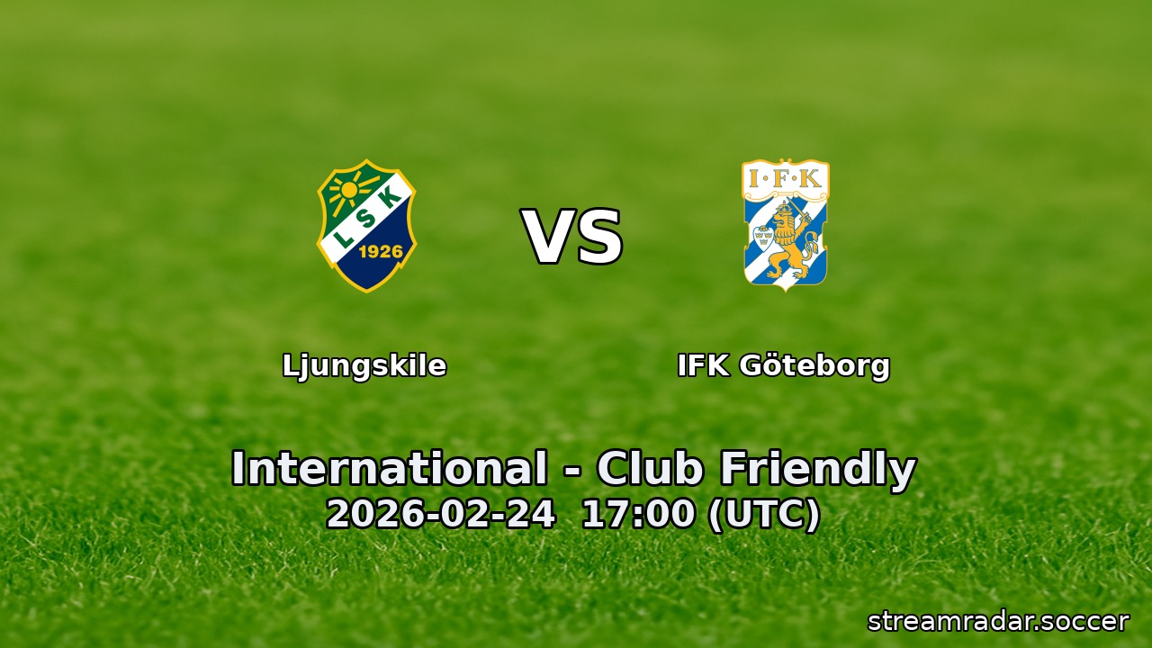 Ljungskile vs IFK Göteborg