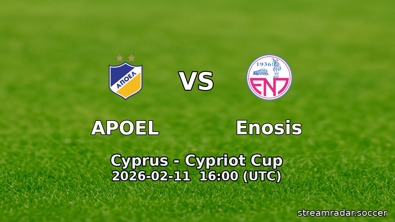 APOEL vs Enosis