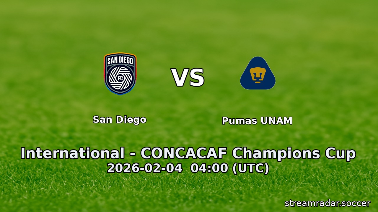 San Diego vs Pumas UNAM
