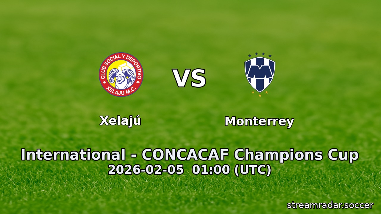Xelajú vs Monterrey