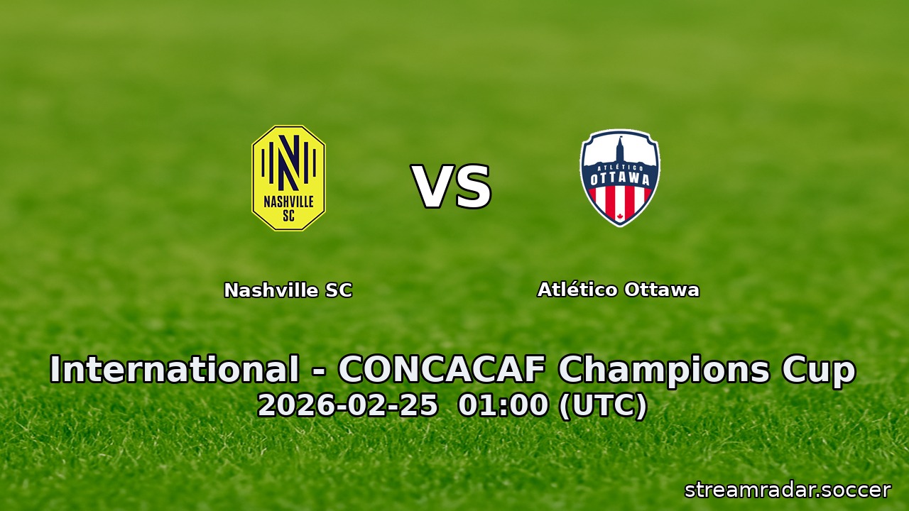 Nashville SC vs Atlético Ottawa