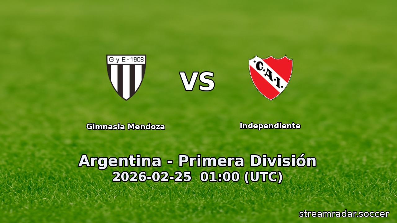 Gimnasia Mendoza vs Independiente