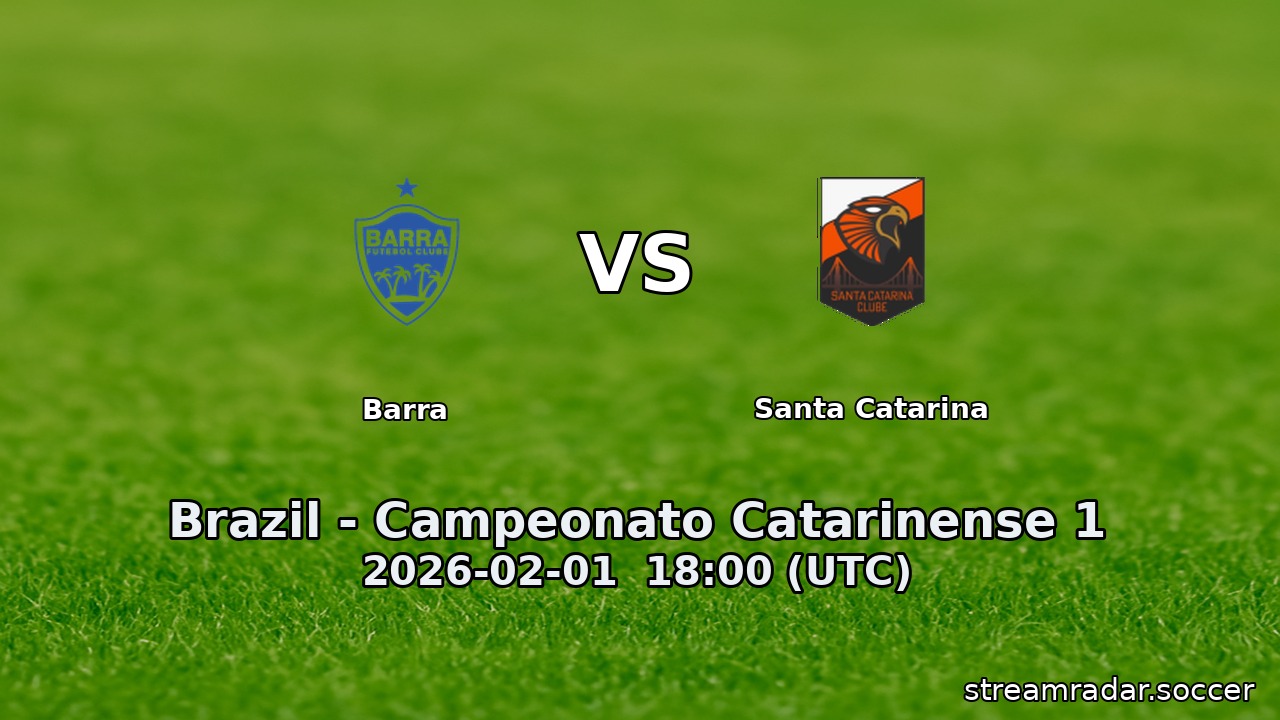 Barra vs Santa Catarina