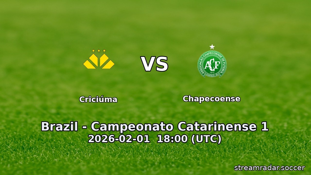 Criciúma vs Chapecoense
