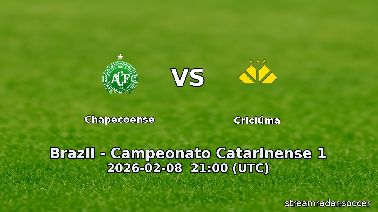Chapecoense vs Criciúma