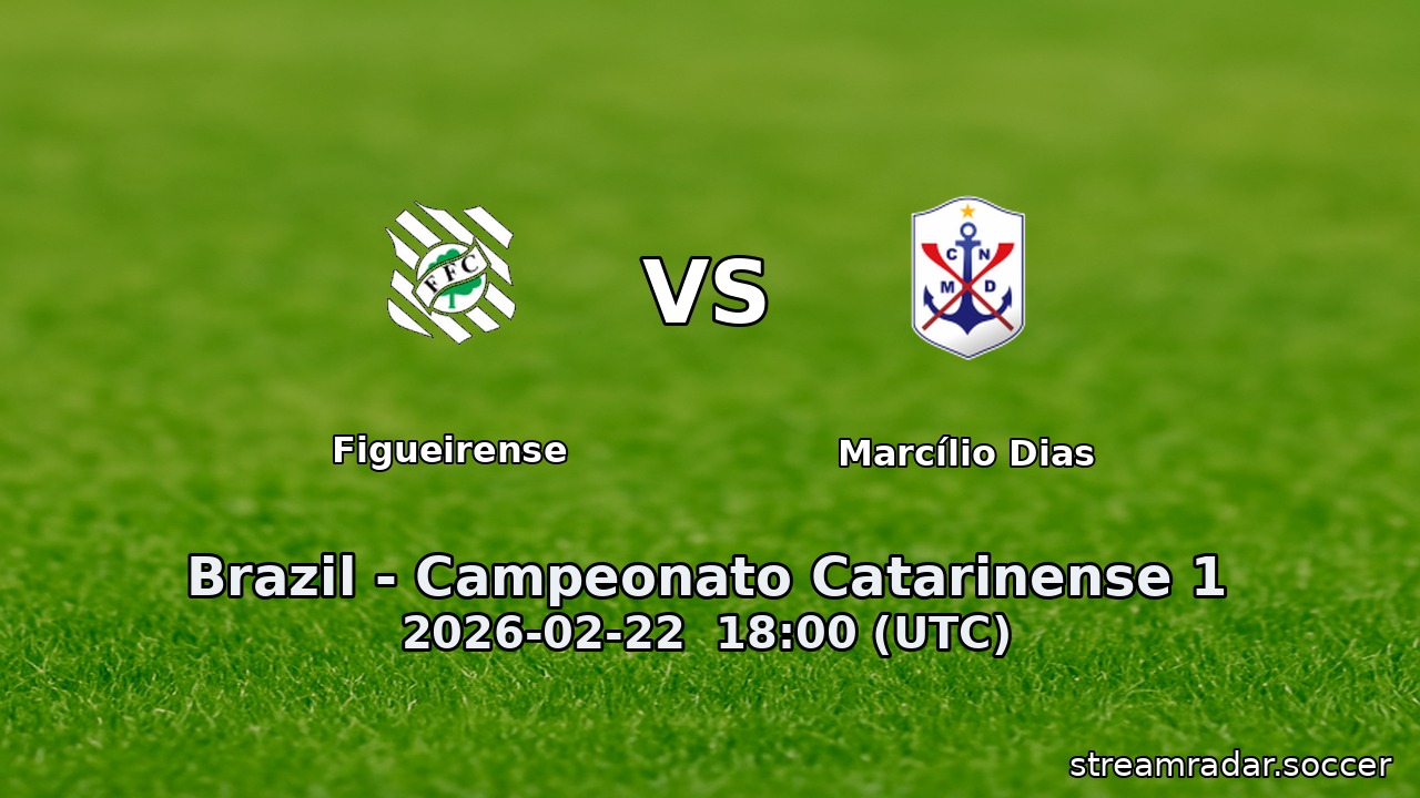 Figueirense vs Marcílio Dias