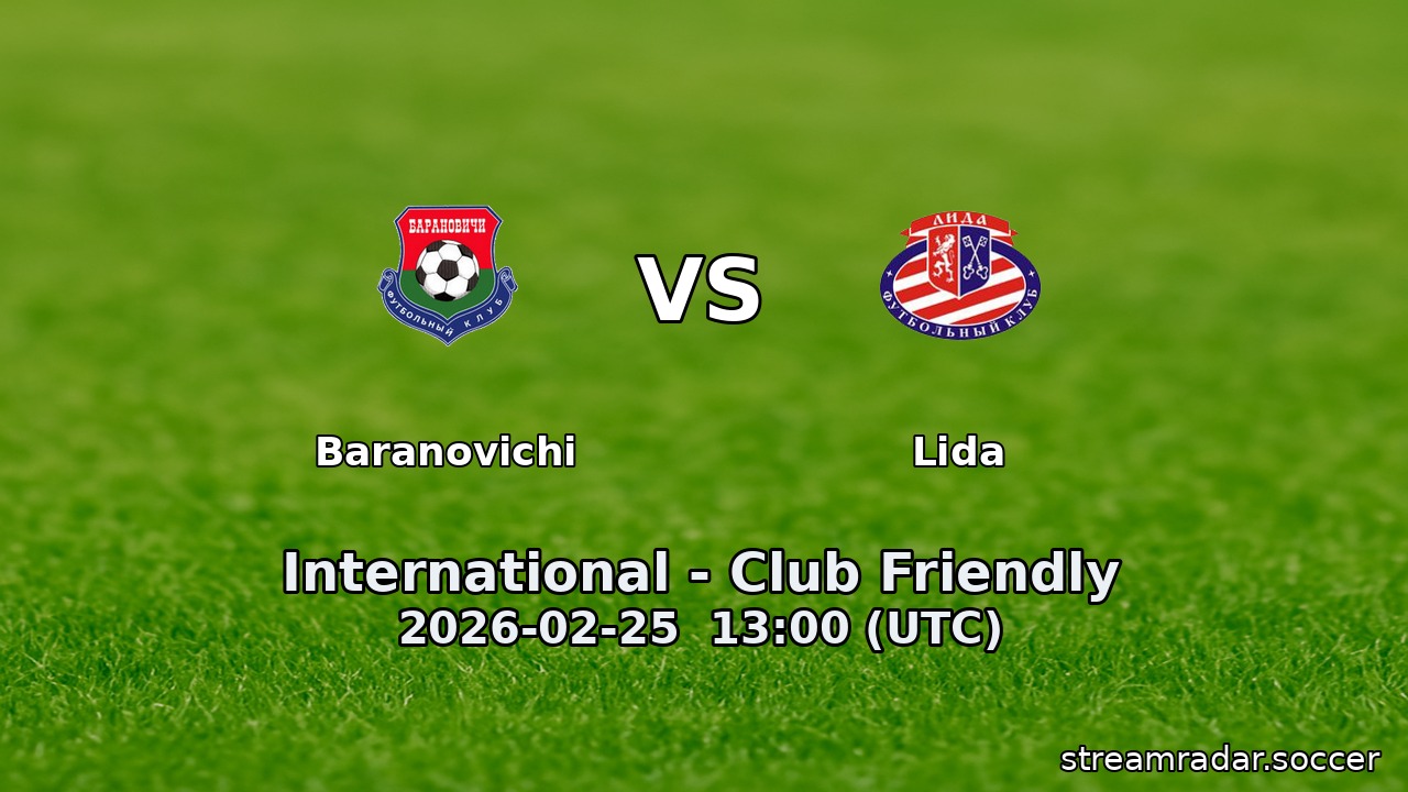 Baranovichi vs Lida