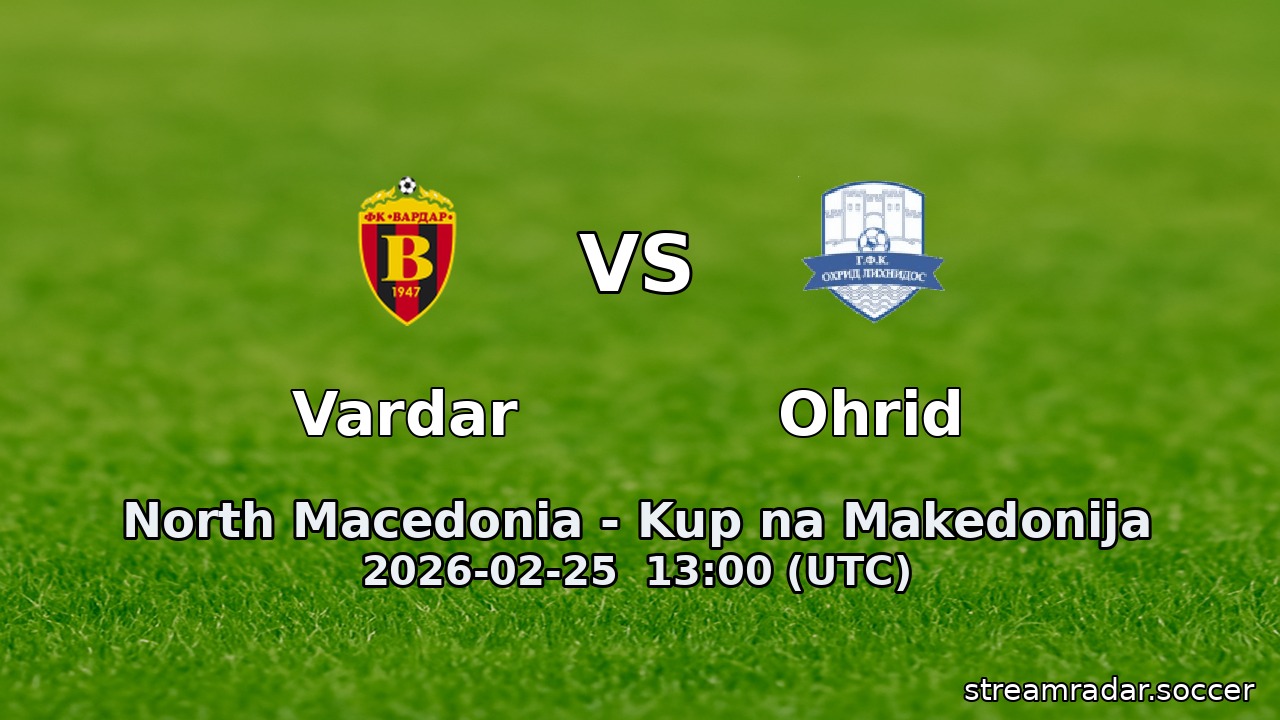 Vardar vs Ohrid