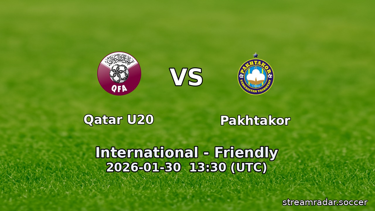 Qatar U20 vs Pakhtakor